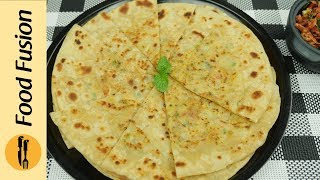 Aloo ka paratha with Instant Gajar ka achar Recipe By Food Fusion [upl. by Esinned]