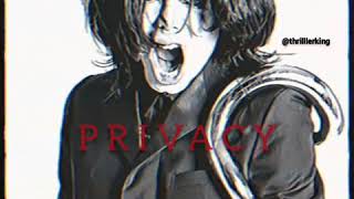 Michael Jackson  Privacy Acapella Version [upl. by Neral]