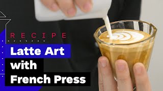 How To Make Cappuccino At Home with French Press [upl. by Alban]