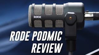 Rode PodMic Dynamic Mic Review  Test [upl. by Monarski269]