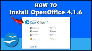 How to install Open Office 416 on Windows 10 Tutorial [upl. by Ankeny]