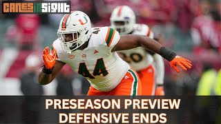 DEFENSIVE END CanesInSight Preseason Preview 20242025 [upl. by Farand250]