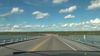 The only bridge crossing Canadas Mackenzie River [upl. by Bartholomew976]