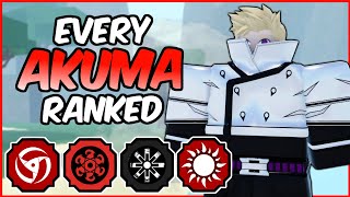 EVERY Akuma RANKED From WORST To BEST  Shindo Life Bloodline Tier List [upl. by Trakas]