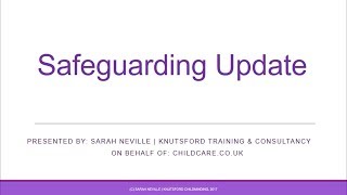 Safeguarding Update [upl. by Erinn526]