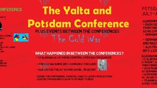 The Yalta and Potsdam Conference THE COLD WAR [upl. by Herwig520]