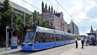 Straßenbahn Rostock 2015 Tram Rostock [upl. by Weigle]