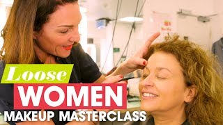 Nadia Sawalhas Makeup Masterclass  Loose Women [upl. by Attelahs266]