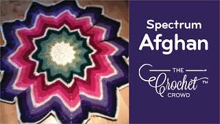 Easy Crochet Spectrum Afghan [upl. by Carolynne821]