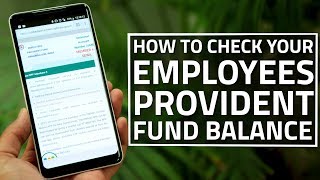 How to Check Your Employees Provident Fund Balance [upl. by Knutson196]