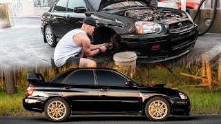 Rebuilding A Subaru STi in 10 Minutes [upl. by Anaibaf121]