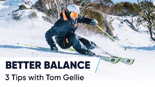 HOW TO SKI STEEPER SLOPES  3 Tips For Better Balance [upl. by Yejus]