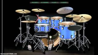 Virtual Drumming Gameplay Part 2 HD [upl. by Kinchen]