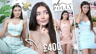 I SPENT £400 ON VERY EXTRA OH POLLY CLOTHING WORTH THE MONEY [upl. by Nosnhoj]