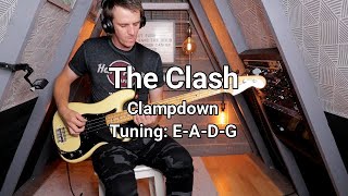 The Clash  Clampdown bass cover with tab [upl. by Schoenberg51]