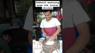 Tutorial potong ayam [upl. by Yrahca]