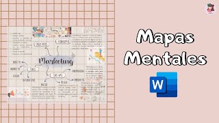 COMO HACER MAPAS MENTALES EN WORD [upl. by Bikales]