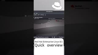 Red Hat Enterprise Linux 85 Quick overview Shorts [upl. by Freddy177]