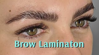 BROW LAMINATION Tutorial  Brow Code [upl. by Ardnaet343]