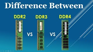 DDR2 vs DDR3 vs DDR4 Explained Feature and Identify comparison [upl. by Eenel366]