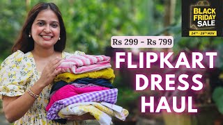 10 Flipkart Dailywear MaxiMidi Dresses Haul  6080 Off  ENGLISH Subtitles Black Friday Sale [upl. by Naek]