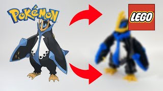 LEGO Empoleon MOC Tutorial  LEGO Pokémon [upl. by Adolphus]