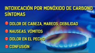 Cómo evitar intoxicaciones por monóxido de carbono [upl. by Recor]