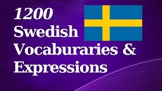 1200 Basic Swedish Vocab amp Expressions [upl. by Leifer]