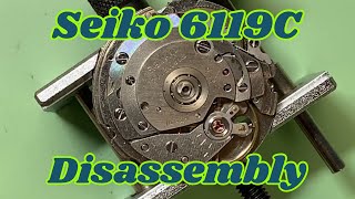 Seiko 6119C Disassembly Tutorial [upl. by Iaht269]