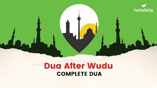 Dua After Wudu ablution  Islamic Dua [upl. by Norrag213]