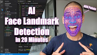 Real Time AI Face Landmark Detection in 20 Minutes with TensorflowJS and React [upl. by Anale934]