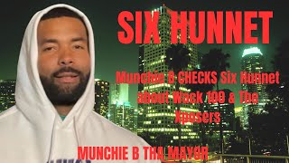 MunchieB CONFRONTS six Hunnet about Wack100 and the XPOSERS [upl. by Sabian]