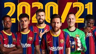 🔥 This is the 202021 OFFICIAL BARÇA SQUAD 🔥 [upl. by Yrakcaz]