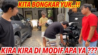 MOTOR BARU LANGSUNG DI MODIFIKASI [upl. by Imerej]