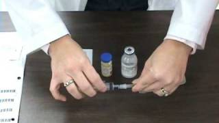 Reconstitution of a Powdered Medication [upl. by Renner]