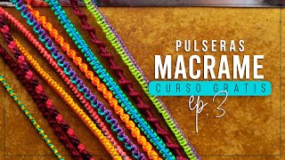 10 PULSERAS FÁCILES Y RÁPIDAS 💥» Ep 31  pulseras de hilo  friendship bracelets ● Curso de Macrame [upl. by Kaslik837]