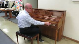 Kimball Console Piano Pecan [upl. by Imis]