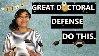 Dissertation Defense Tips [upl. by Suiramad964]