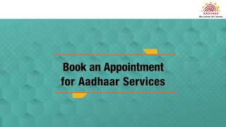 How to book online Appointment for Aadhaar Enrolment or Update on UIDAI Website [upl. by Eleonora]