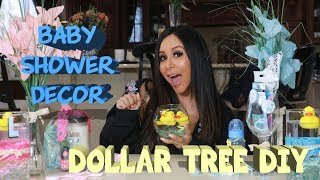 SNOOKIS DOLLAR TREE DIY BABY SHOWER DECOR [upl. by Atiuqin]