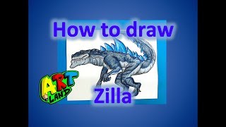 How to draw Zilla [upl. by Rima121]