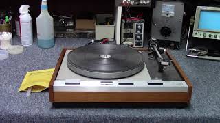 Thorens TD125MkII Turntable  eval amp testing [upl. by Nnylkcaj]