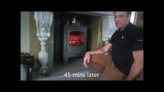 Charnwood Cove 2 Anthracite Burn Test [upl. by Nevaj]