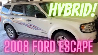 2008 Ford Escape Hybrid Review  Original Tesla [upl. by Nace]