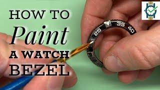 How to paint a Watch Bezel [upl. by Bove]