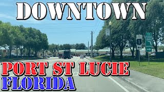 Port St Lucie  Florida  4K Downtown Drive [upl. by Winzler]