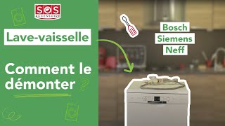 🔧 Comment démonter un lavevaisselle BoschSiemensNeff [upl. by Naugal]