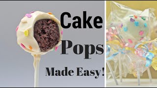 How To Make CAKE POPS  Easy Cake Pops Tutorial [upl. by Blondelle288]