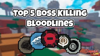 BEST BOSS KILLING BLOODLINES  Shindo Life [upl. by Markowitz]