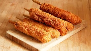 Corn Dog facile  recette coréenne 🇰🇷 [upl. by Monika]